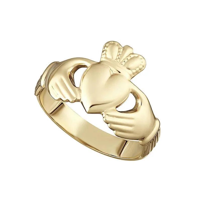 14K Gold Claddagh Ring