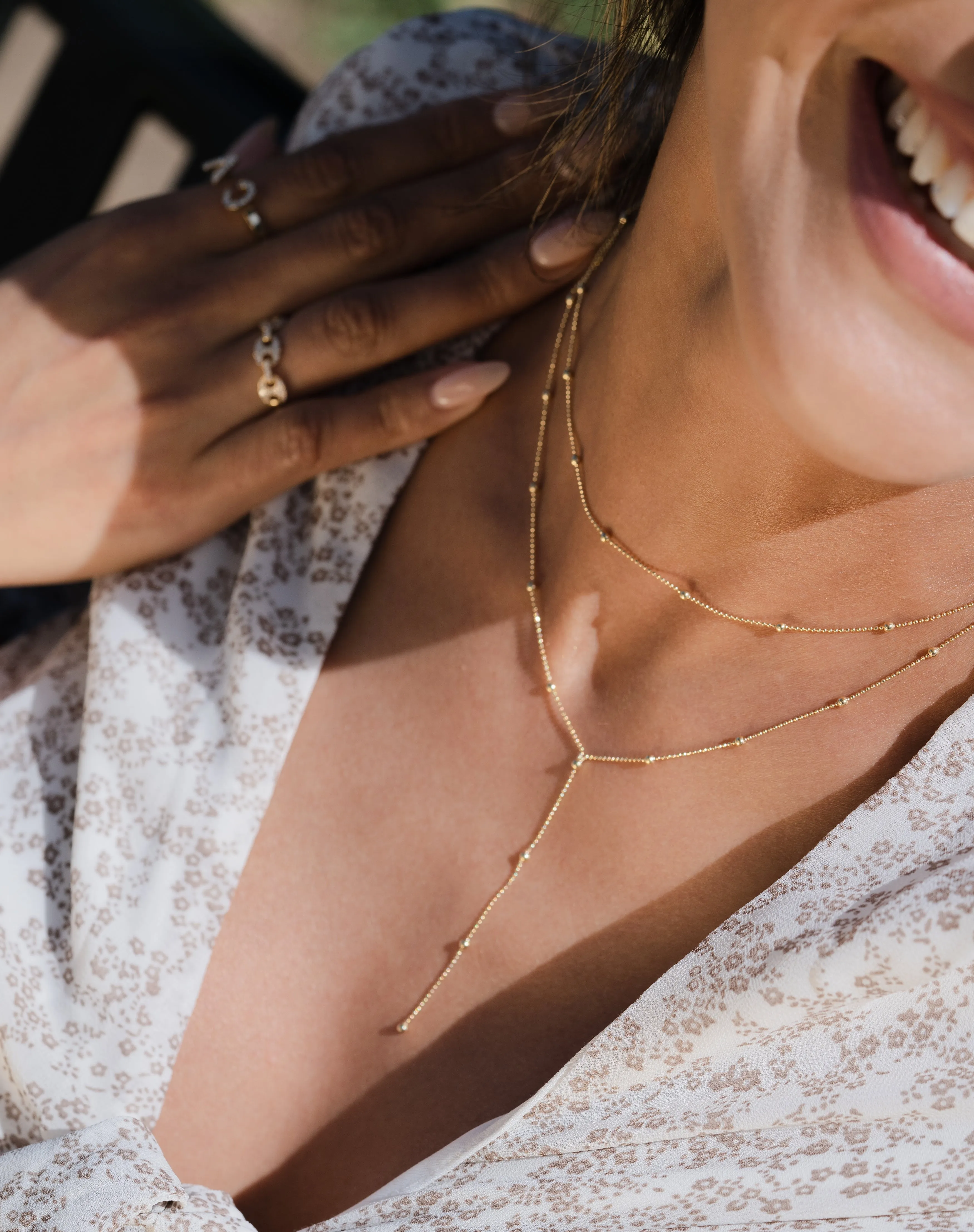 14K Gold Layered Necklace