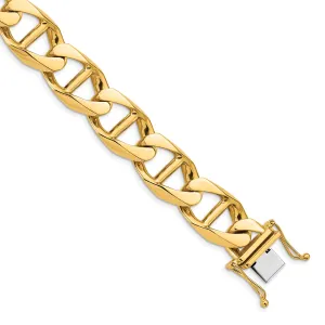 14k Yellow Gold Solid 15.00m Anchor Link Chain