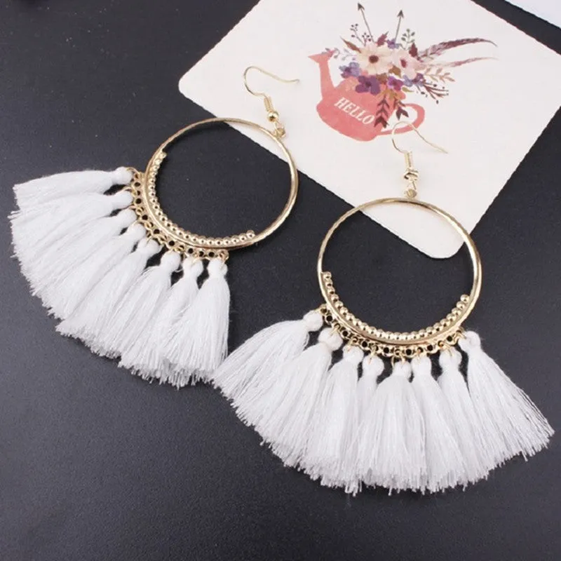 17 colors Tassel Earrings For Women