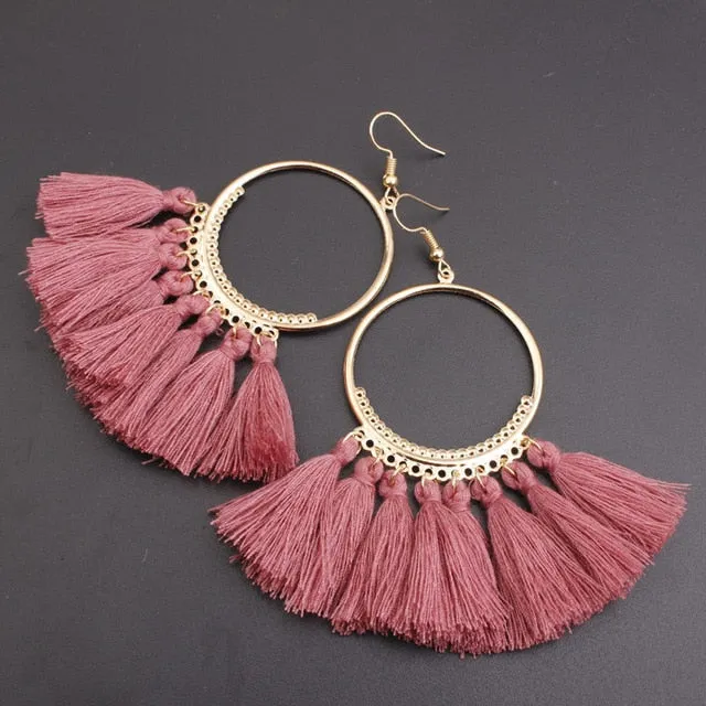 17 colors Tassel Earrings For Women