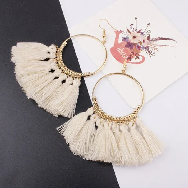 17 colors Tassel Earrings For Women