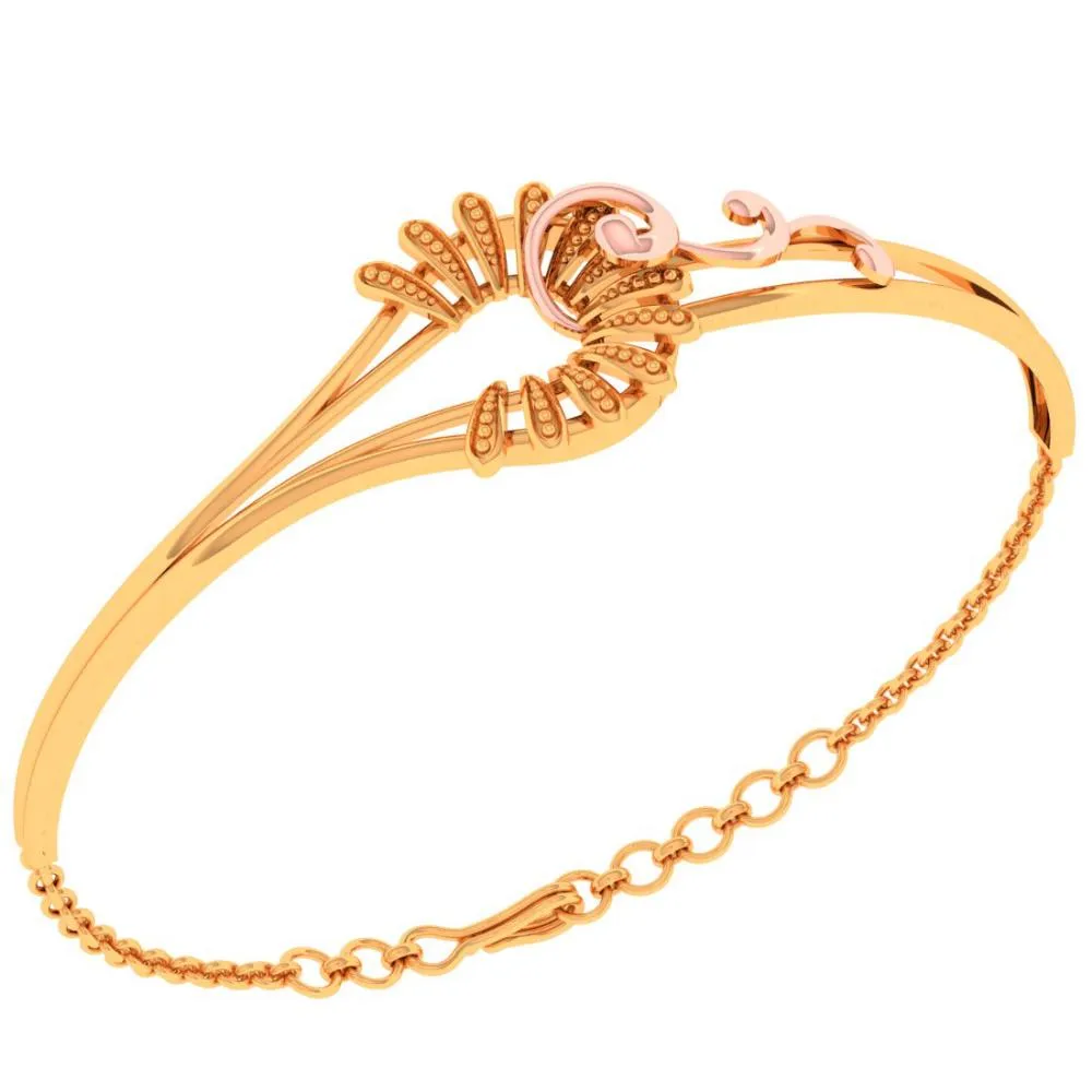 18k Elegant Gold Bracelet