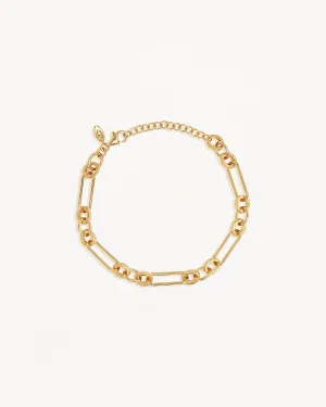 18k Gold Vermeil Shield Bracelet