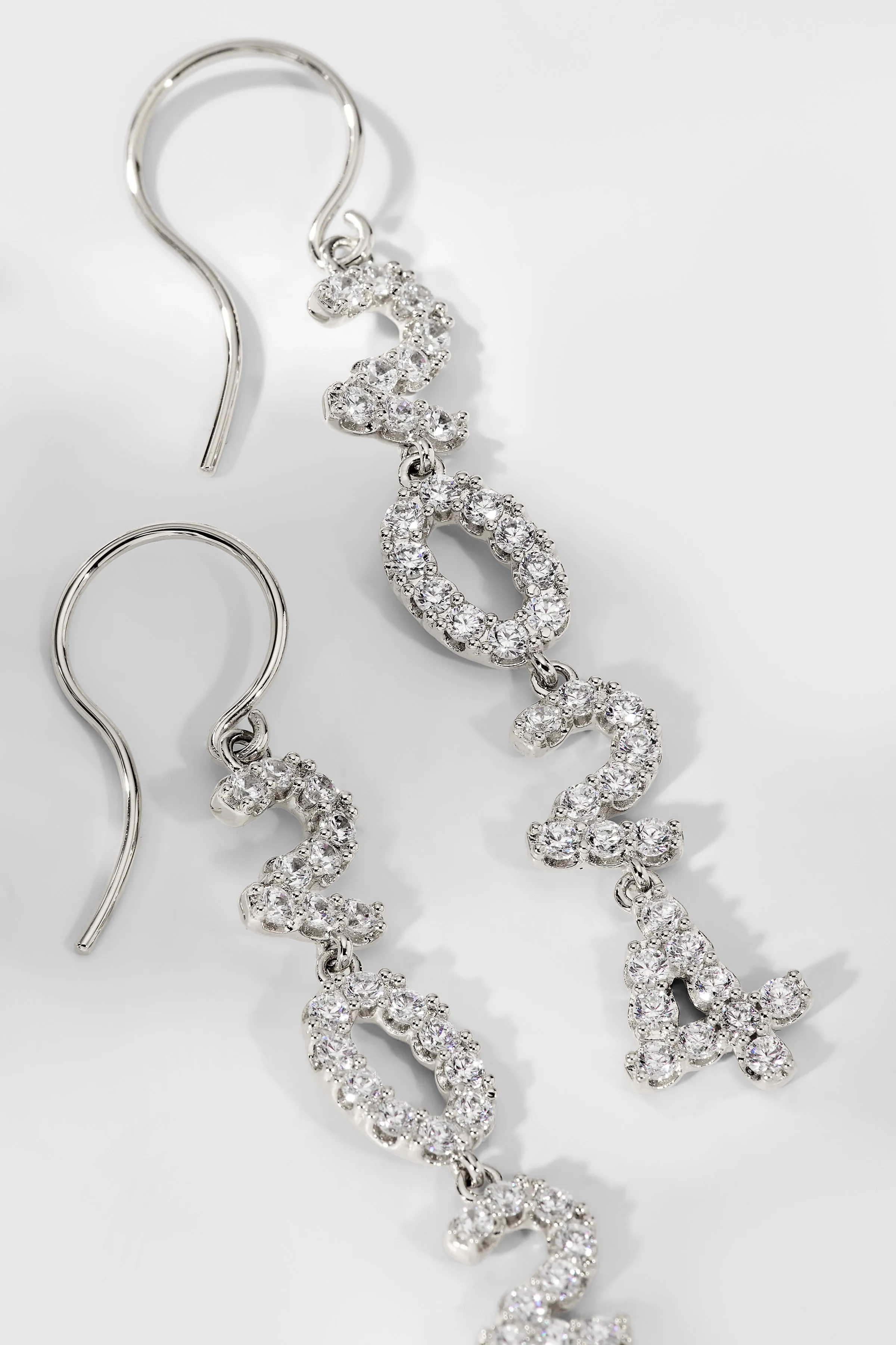 AJOA 2024 PAVE CZ DROP EARRINGS