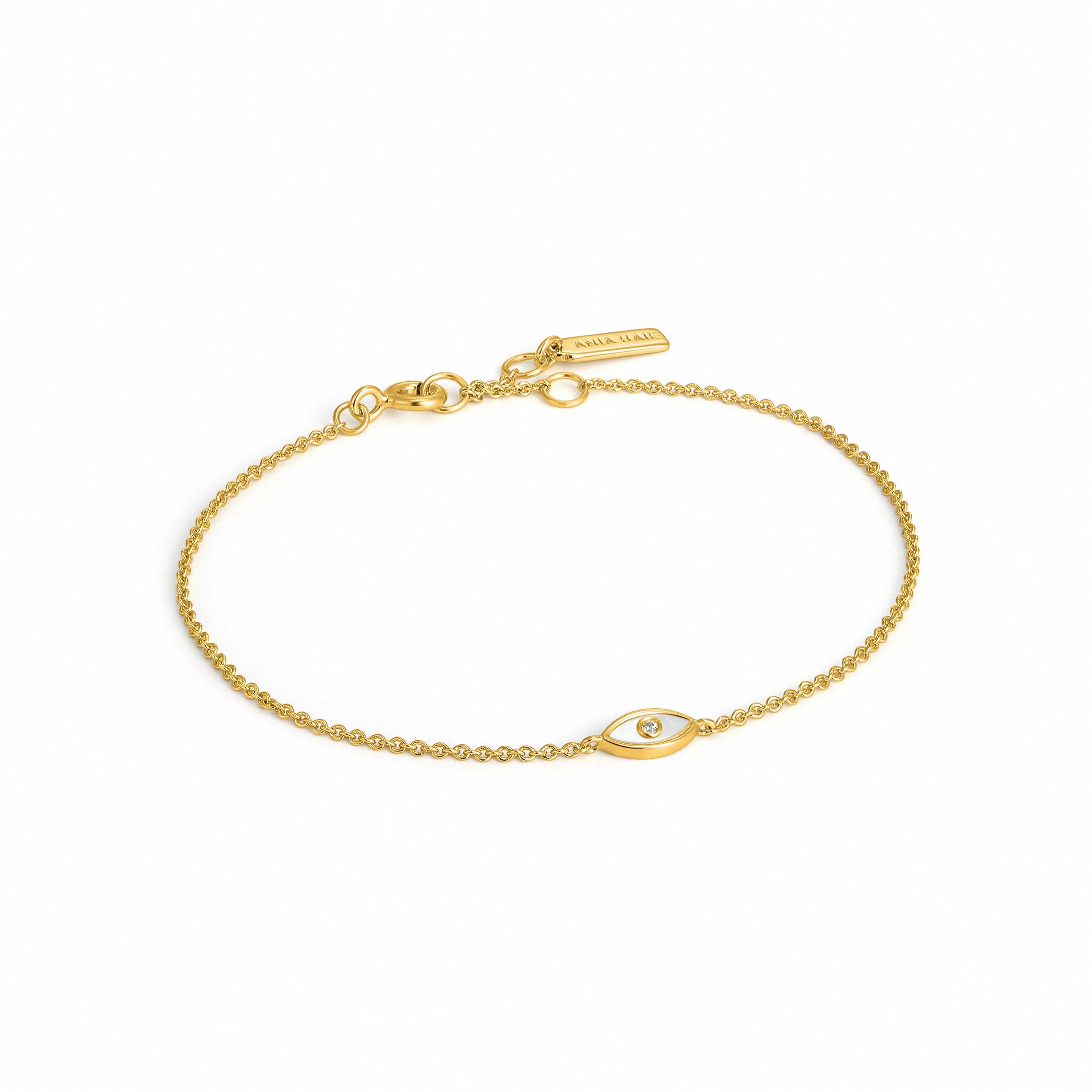 Ania Haie Yellow Gold Evil Eye Bracelet B030-01G