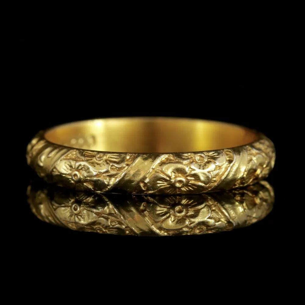 Antique Victorian Wedding Bands 18Ct Gold His And Hers Ring Circa 1860