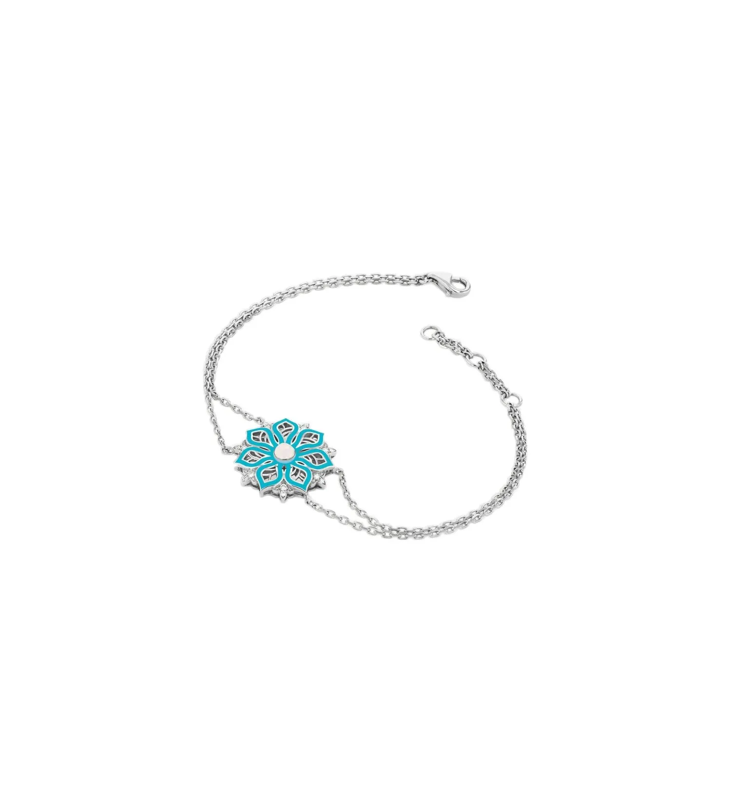 Aura bloom blue bracelet