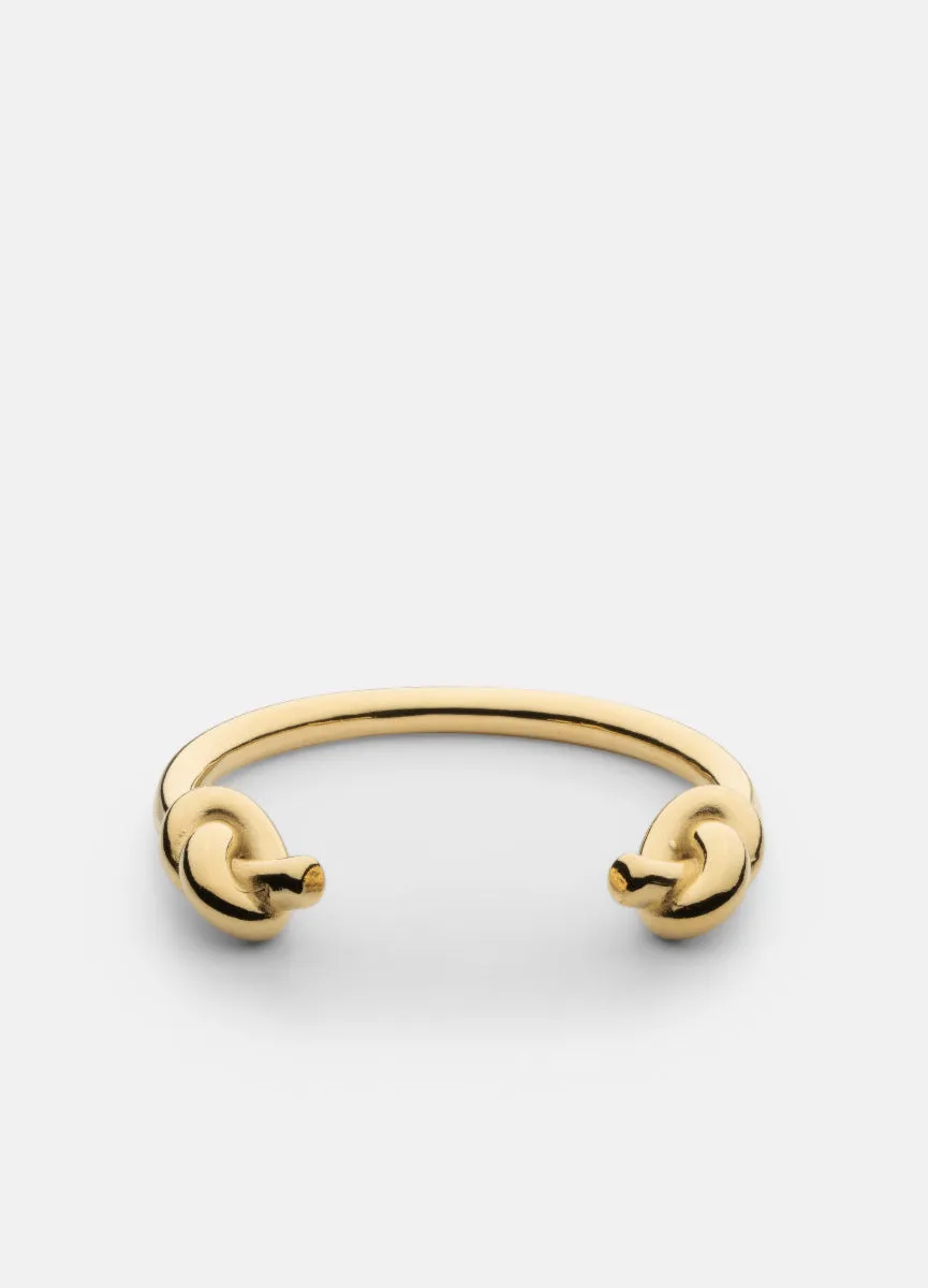 Bangle | Massive  | Knot Cuff   | Gold Plated