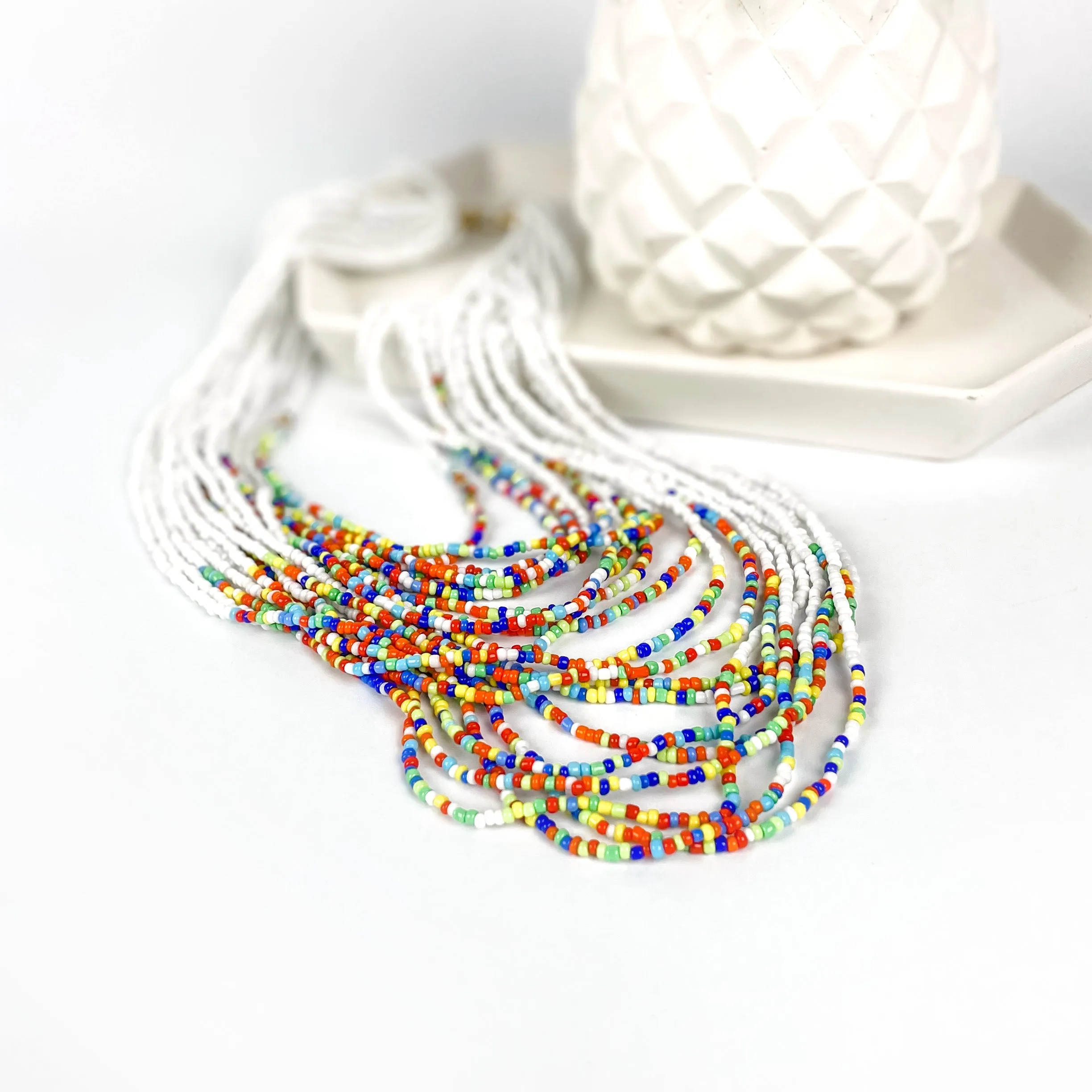 Beaded Multi-Strand Necklace