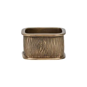 Blenheim Oak Napkin Ring - Brass