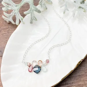 Boho Mini Katie Colorful Gem Necklace