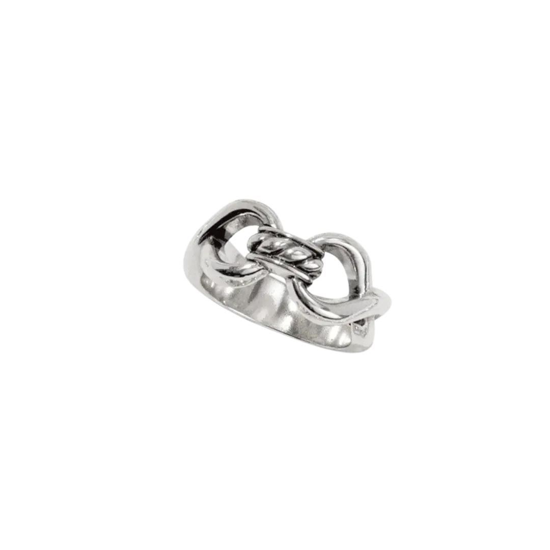 Brighton Women's Interlok Infinity Silver Ring