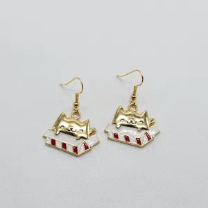 Cat in a Box Earrings