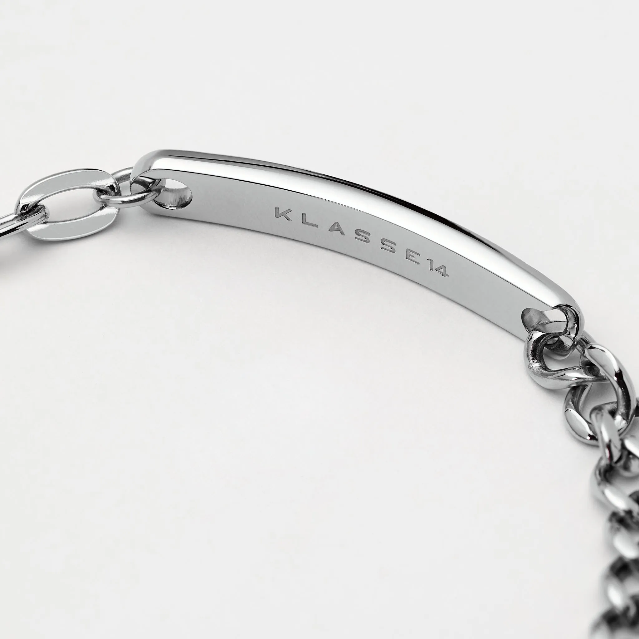 Chain2Chain Black Enamel Bracelet