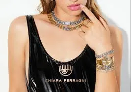 Chiara Ferragni Chain Collection Big Chain Gold Necklace