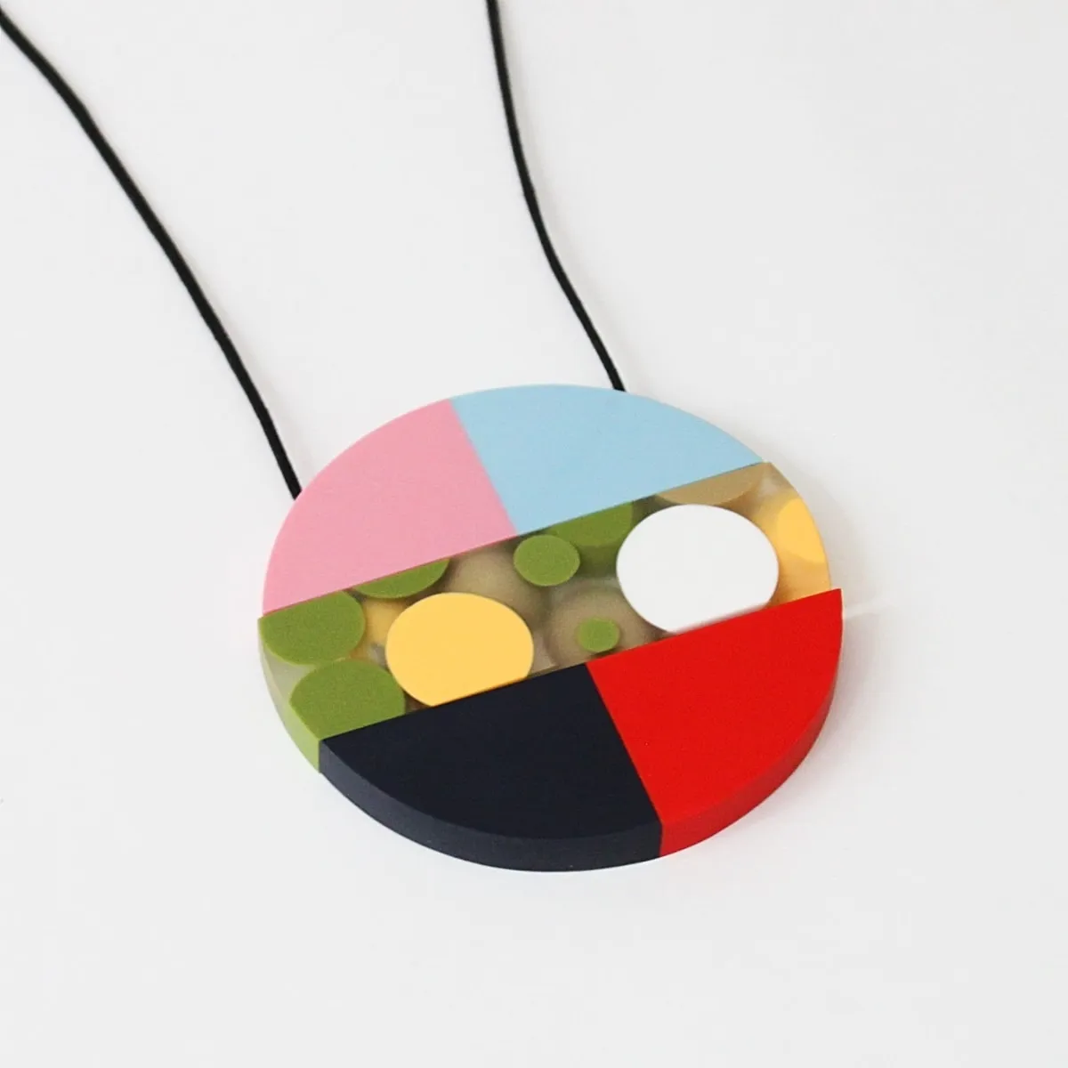 Colorful Polka-Dot Lena Pendant