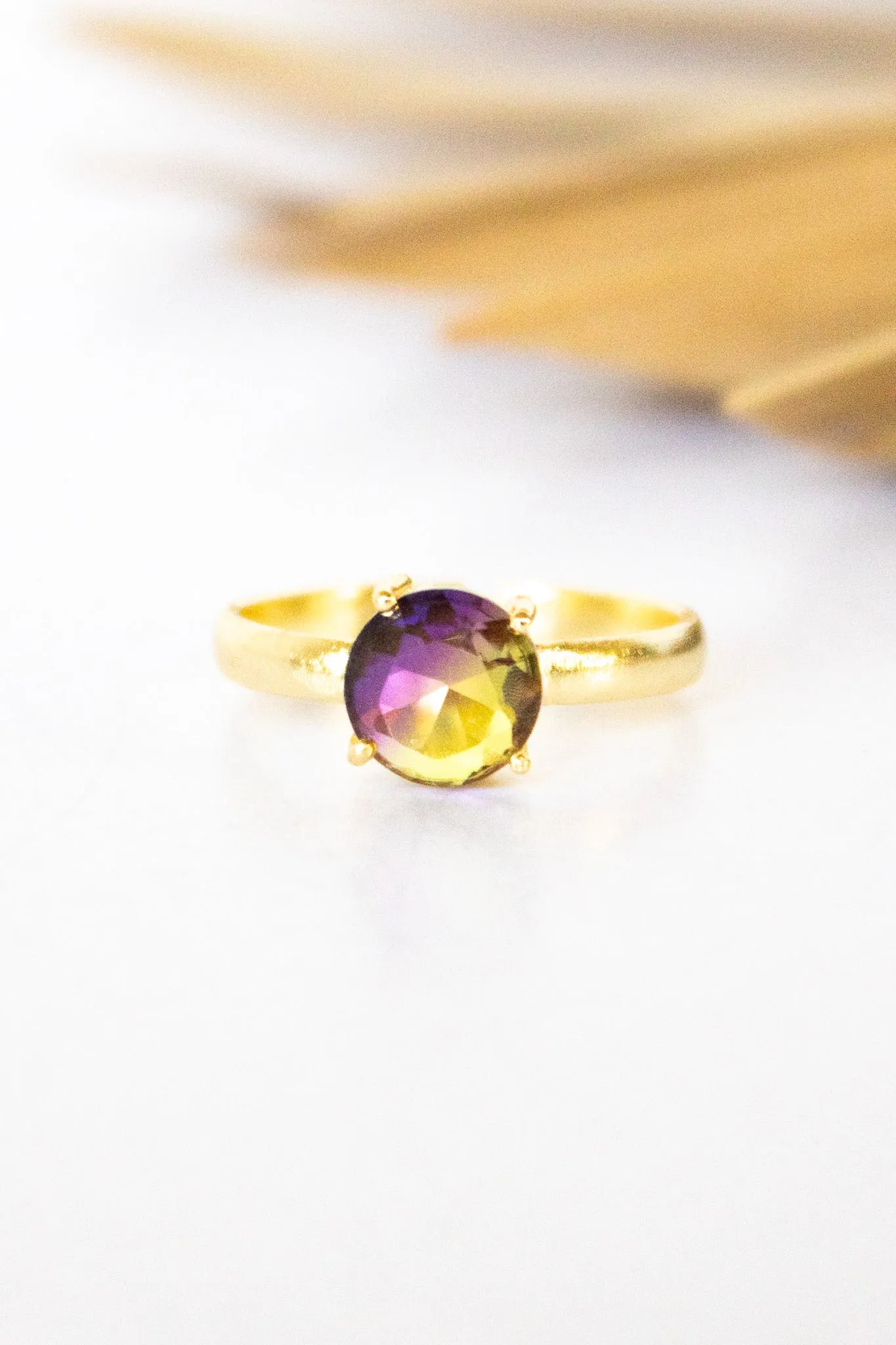 Dasha Crystal Ball Ametrine Ring