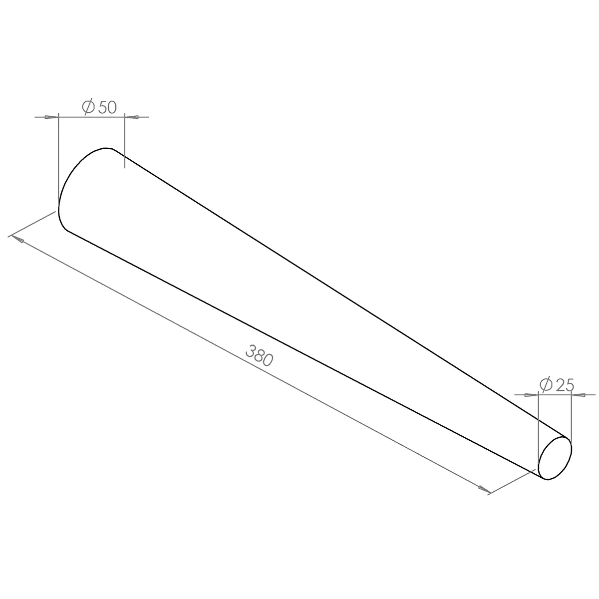 Durston Small Round Bracelet Mandrel 25-50mm