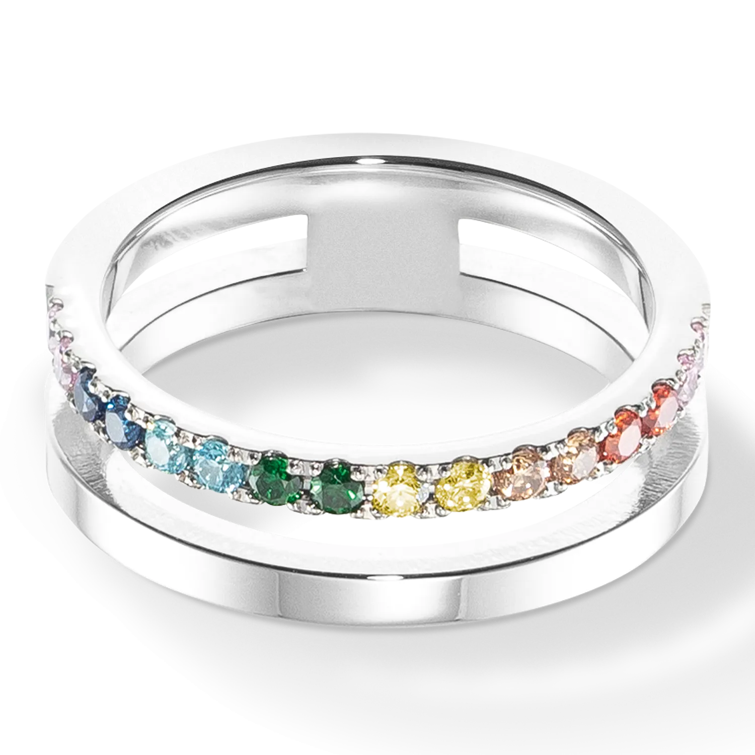 Eternal Unity Ring silver-multicolour