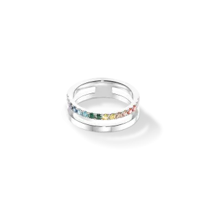 Eternal Unity Ring silver-multicolour