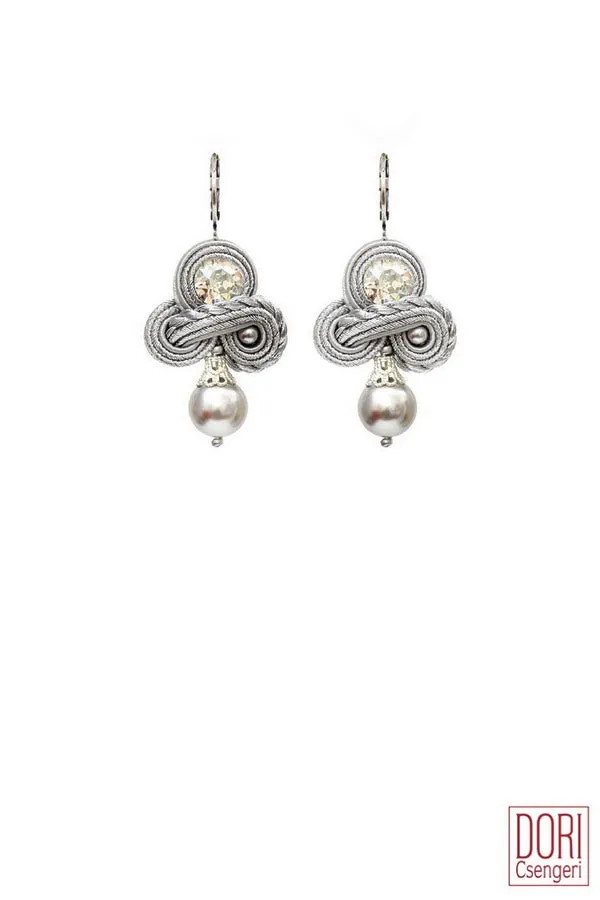 Fifth Avenue Chic Silver Delicate Earrings