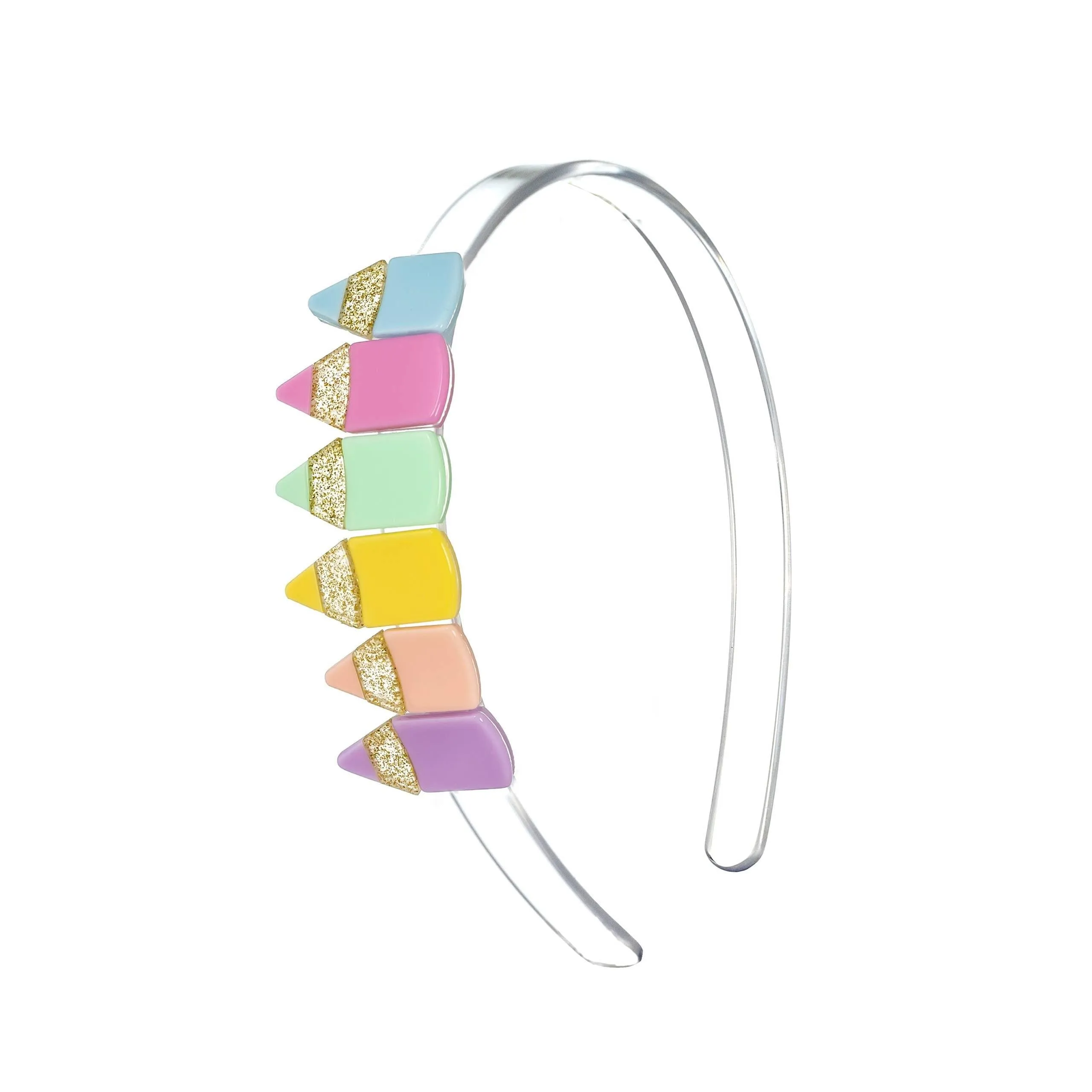 Headband | School Color Pencils Pastel Colors | Lilies & Roses NY