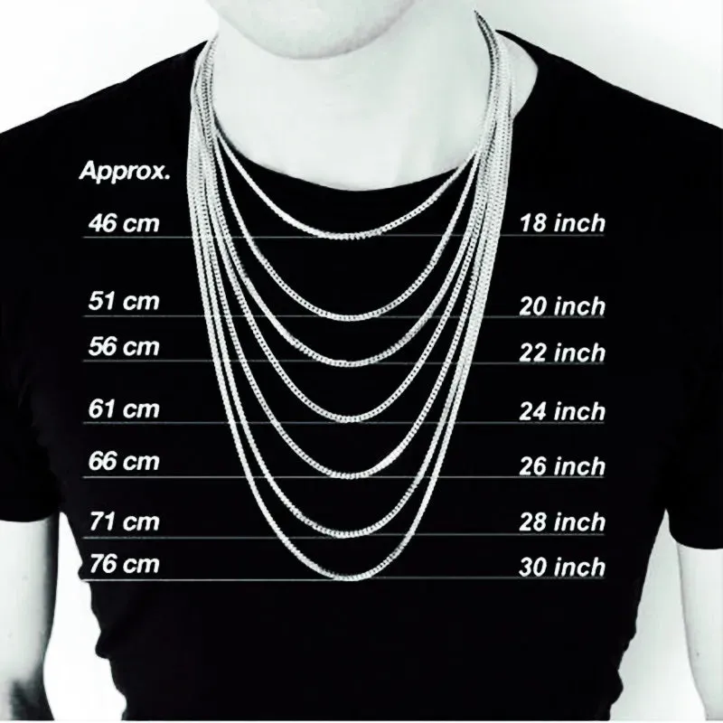 HNSP STAINLESS STEEL TWIST CHAINS NECKLACE FOR Men Women Jewelry 50cm-120cm Pendant Chain Accessories