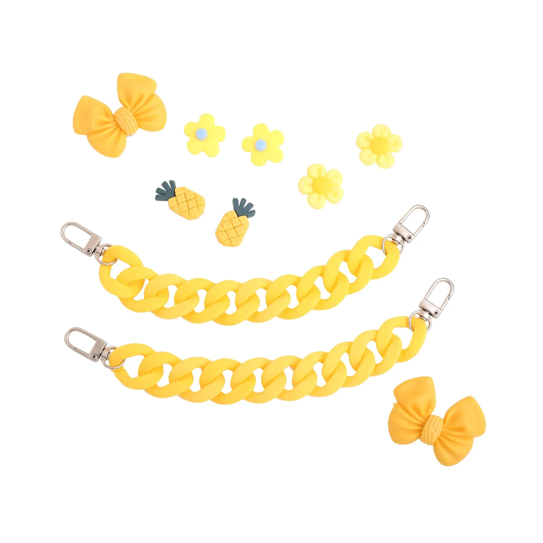 Melbees by Yellow Chimes Shoe Chains for  Kids Girls Teens | Shoe Accessories Product Design | Yellow Shoe Decoration Charms| Shoe Chains for Unisex | Shoe Chain Charms for Croc/Clogs