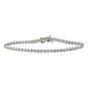 Mini Bezel Tennis Bracelet