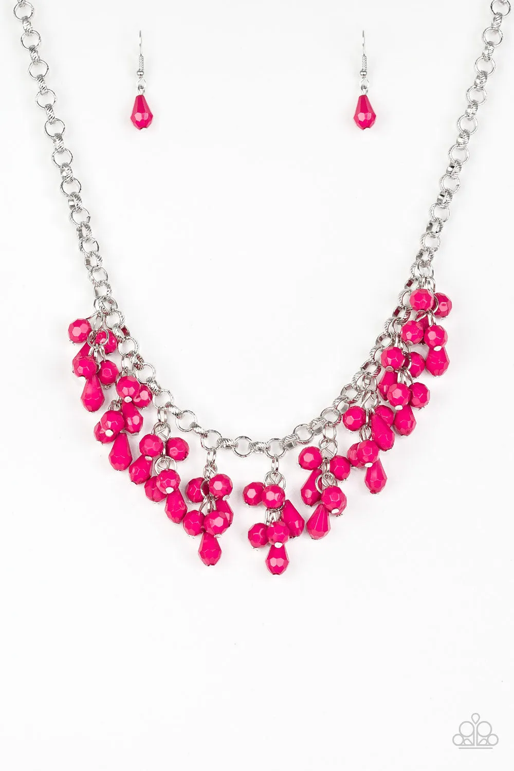 Modern Macarena Pink-Necklace