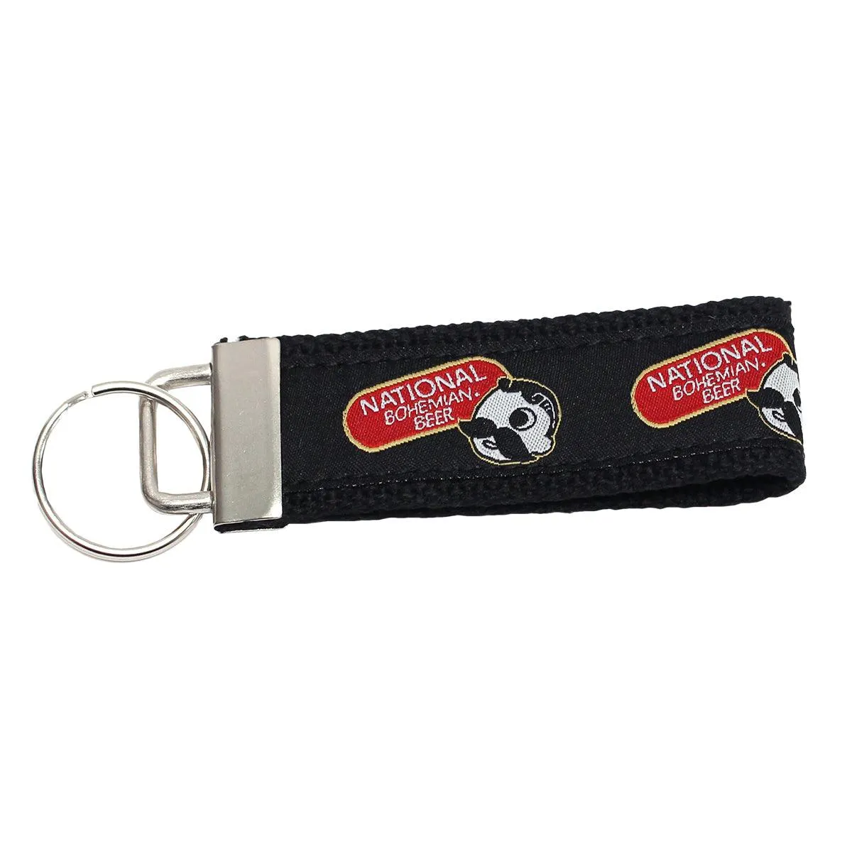 National Bohemian Beer (Black) / Key Chain