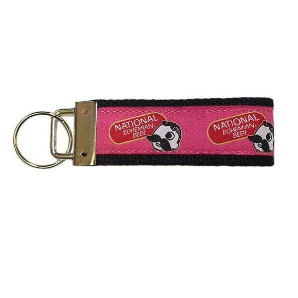 National Bohemian Beer (Pink) / Key Chain