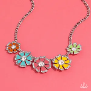 Necklace Playful Posies - Multi LOP N078