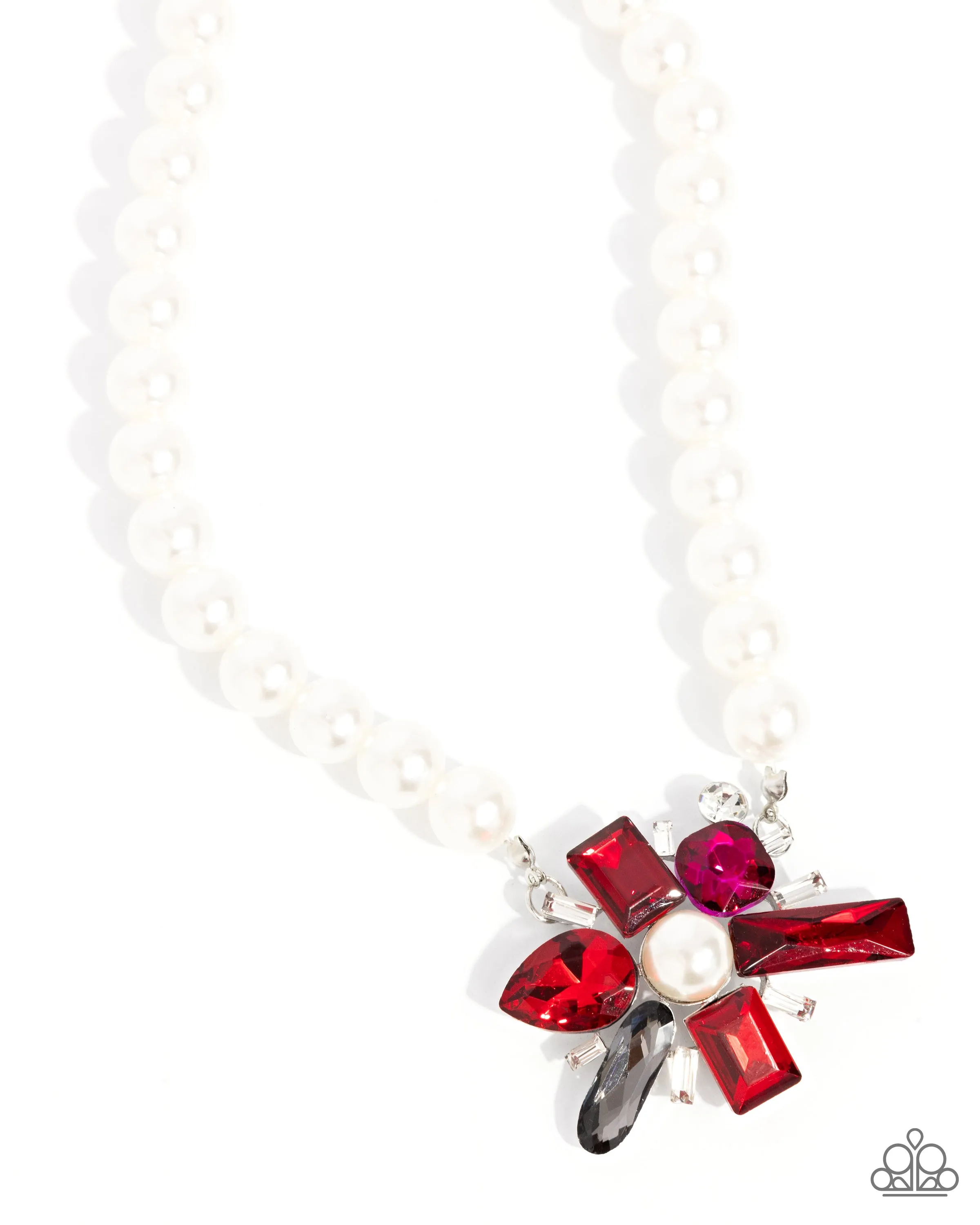 Necklaces Prismatic Potential - Red Pearl