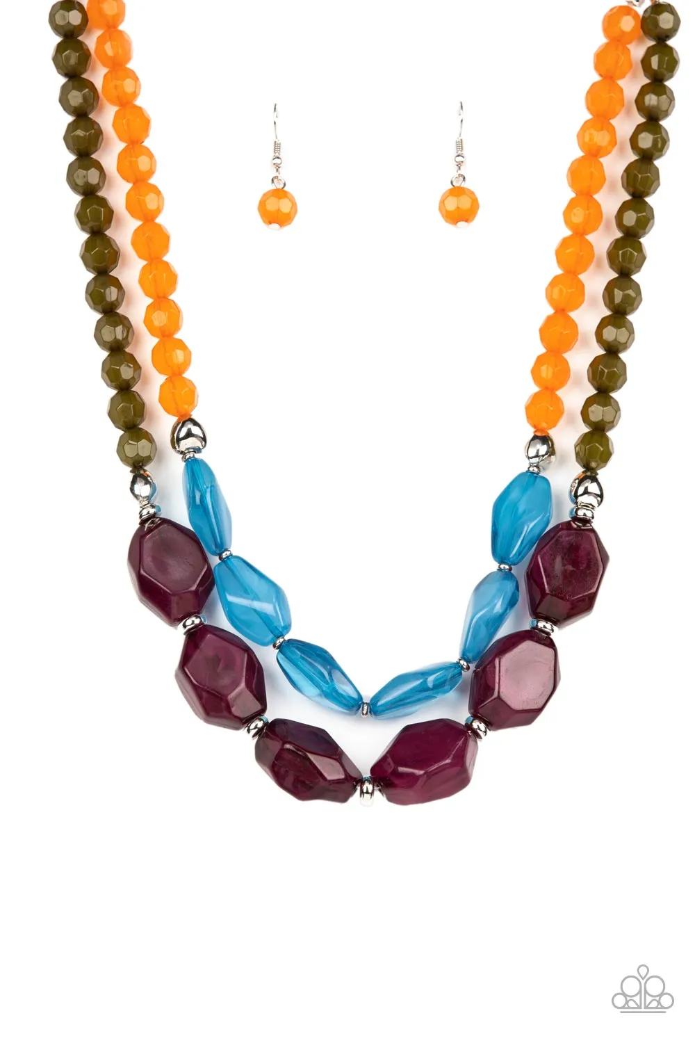 Necklaces Tropical Trove - Purple N2230