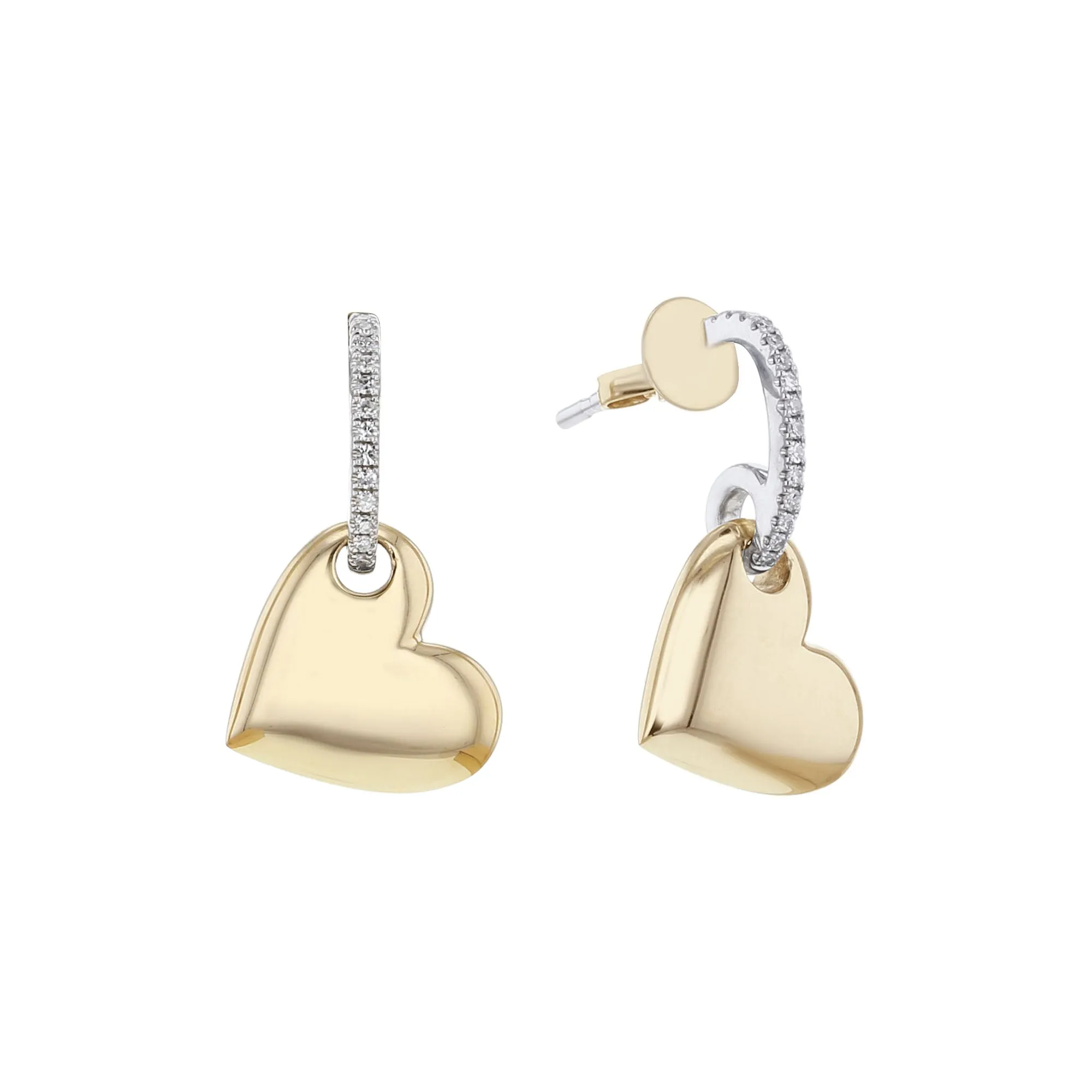 Paramour Heart Diamond Earrings