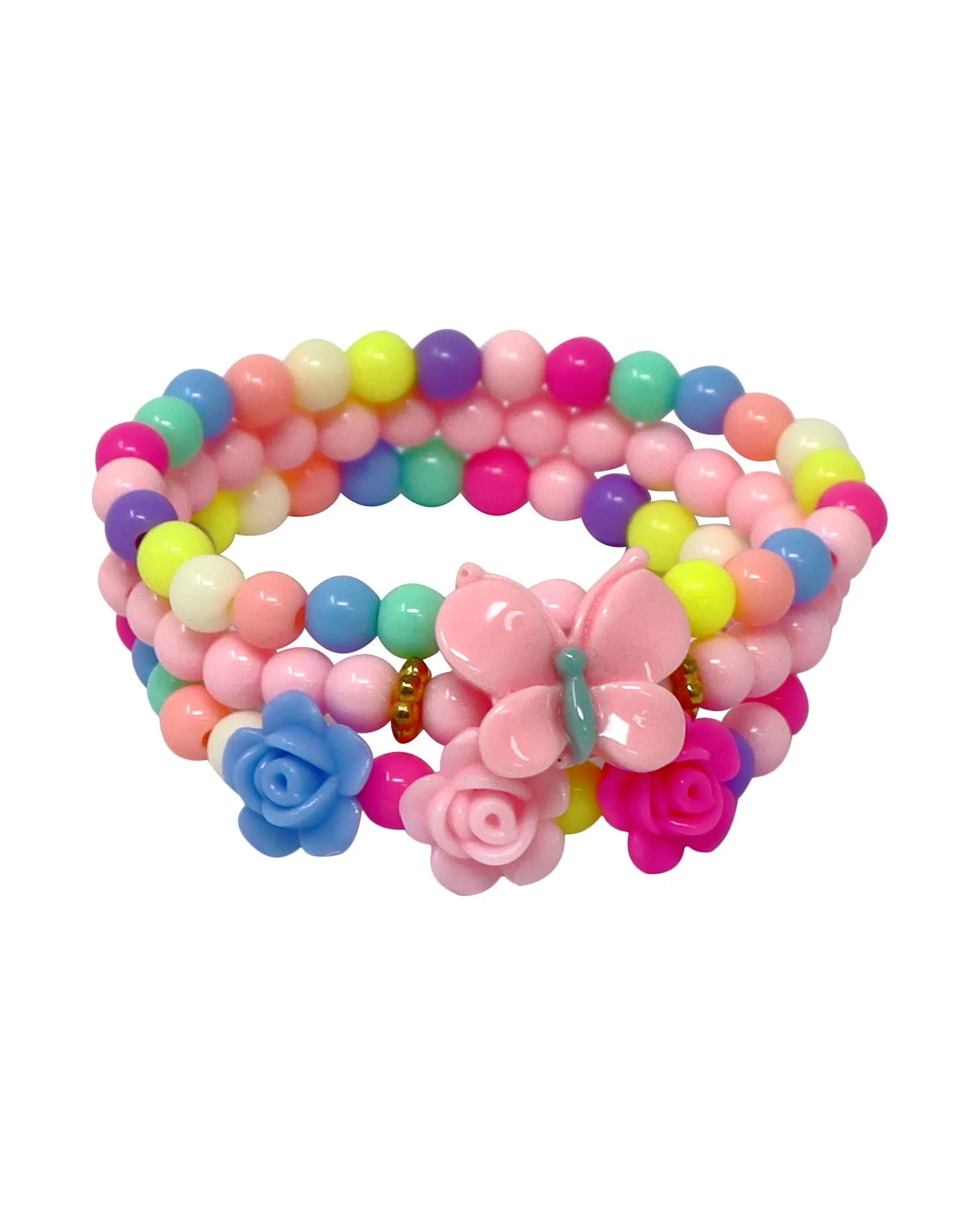 Pink Poppy Ballet Butterfly 3 Pack Bracelet Set