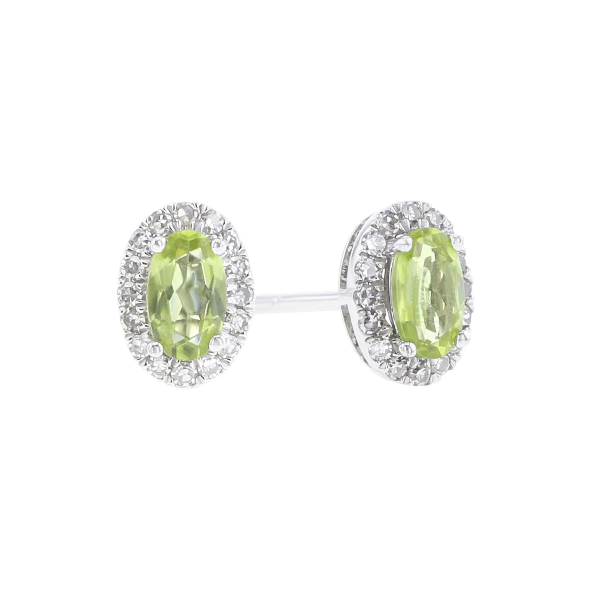 Popsicle Peridot & Diamond Earrings