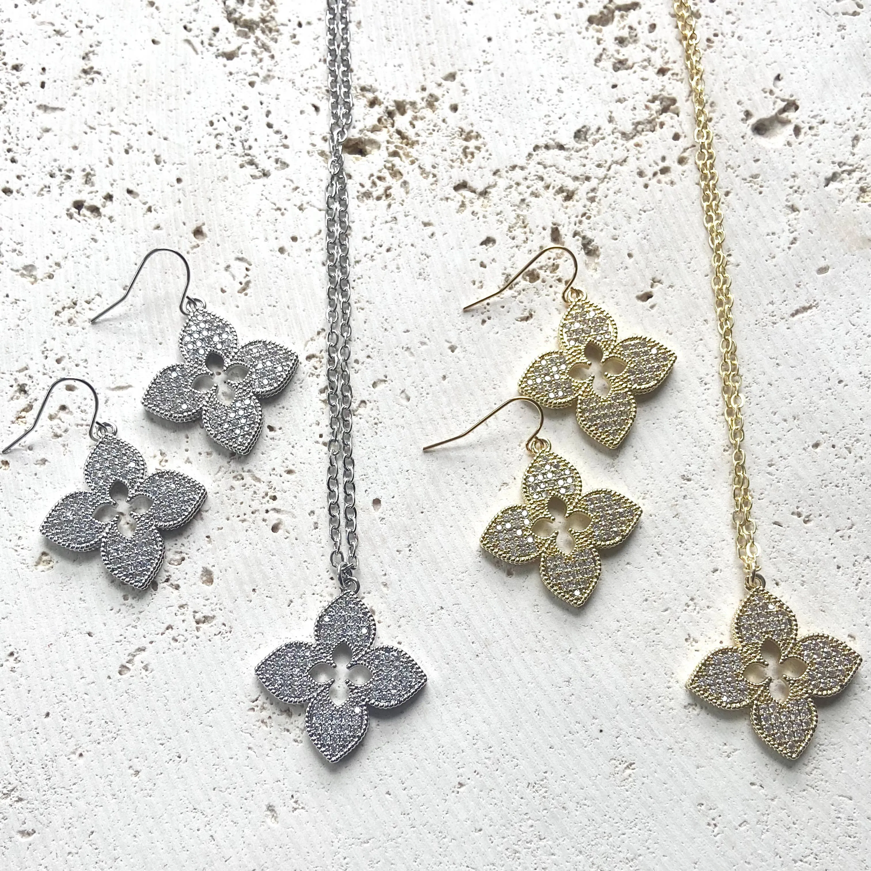 Quatrefoil Clover Necklace