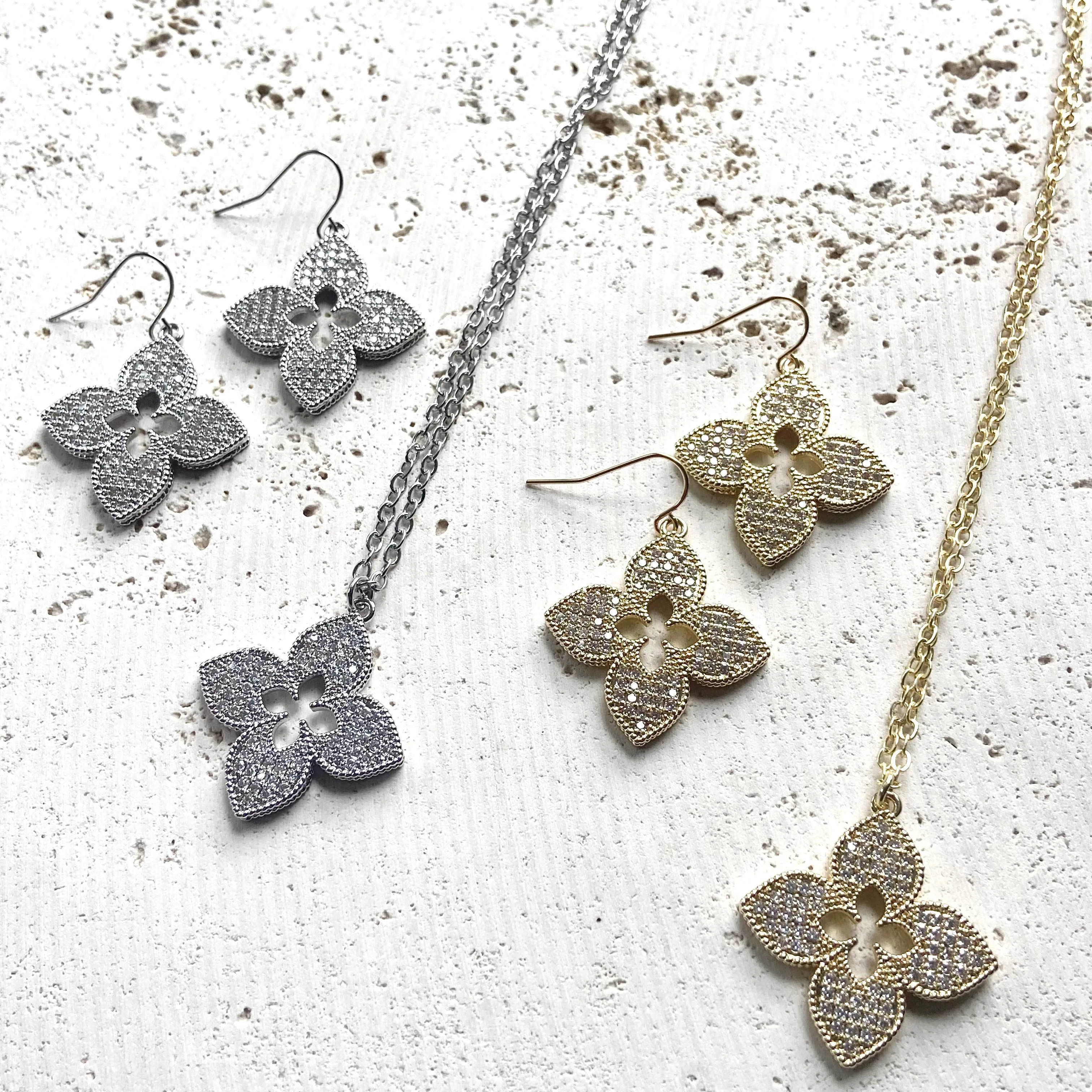 Quatrefoil Clover Necklace