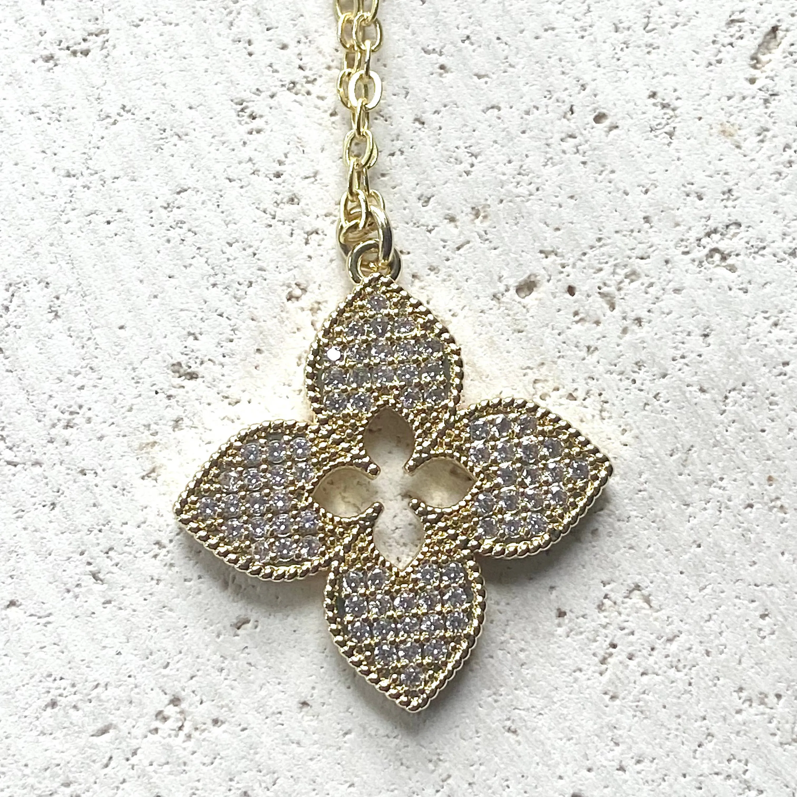 Quatrefoil Clover Necklace