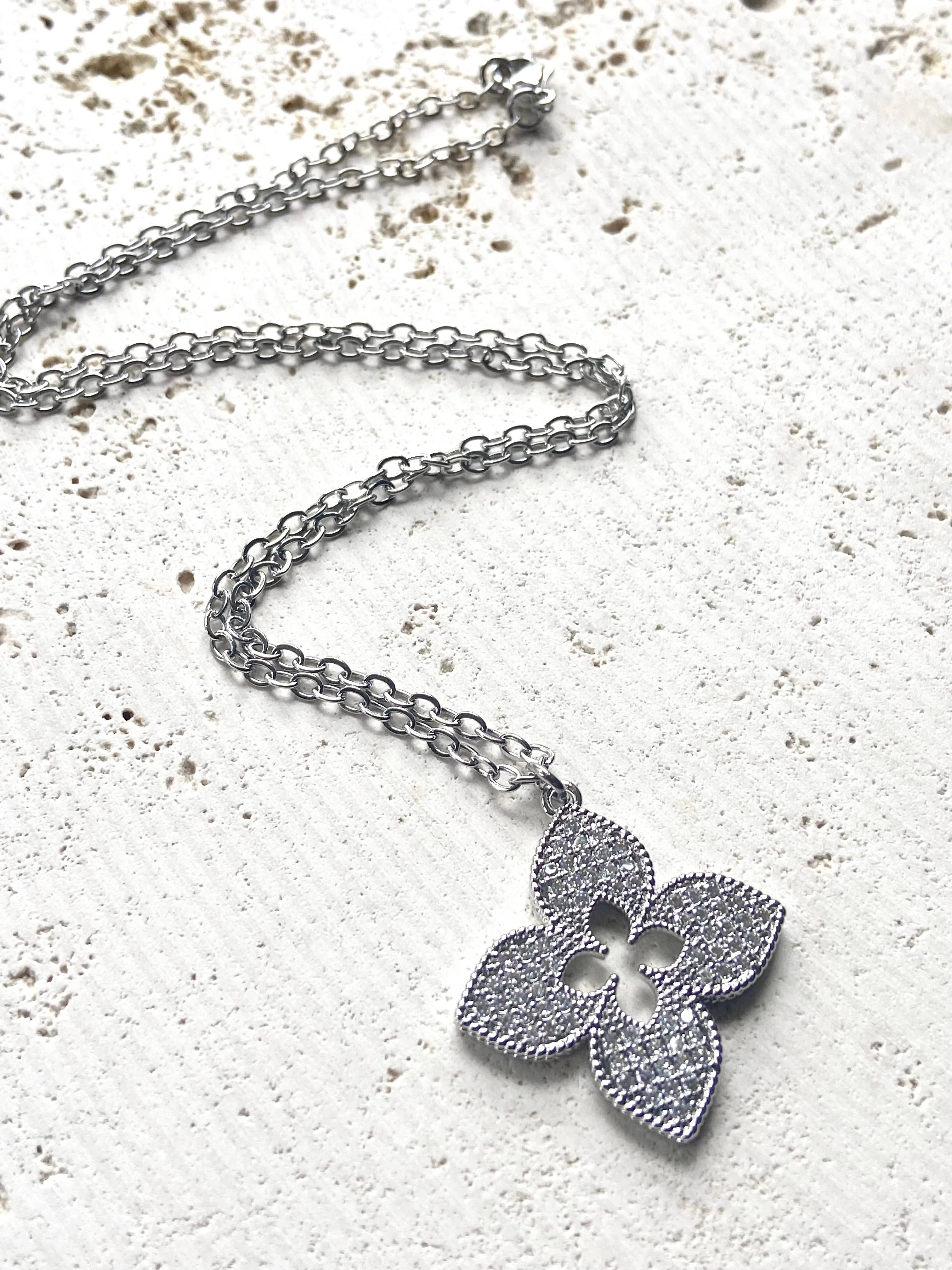 Quatrefoil Clover Necklace