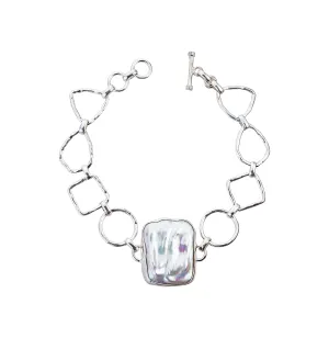 Sena Baroque Pearl Bracelet, Sterling Silver