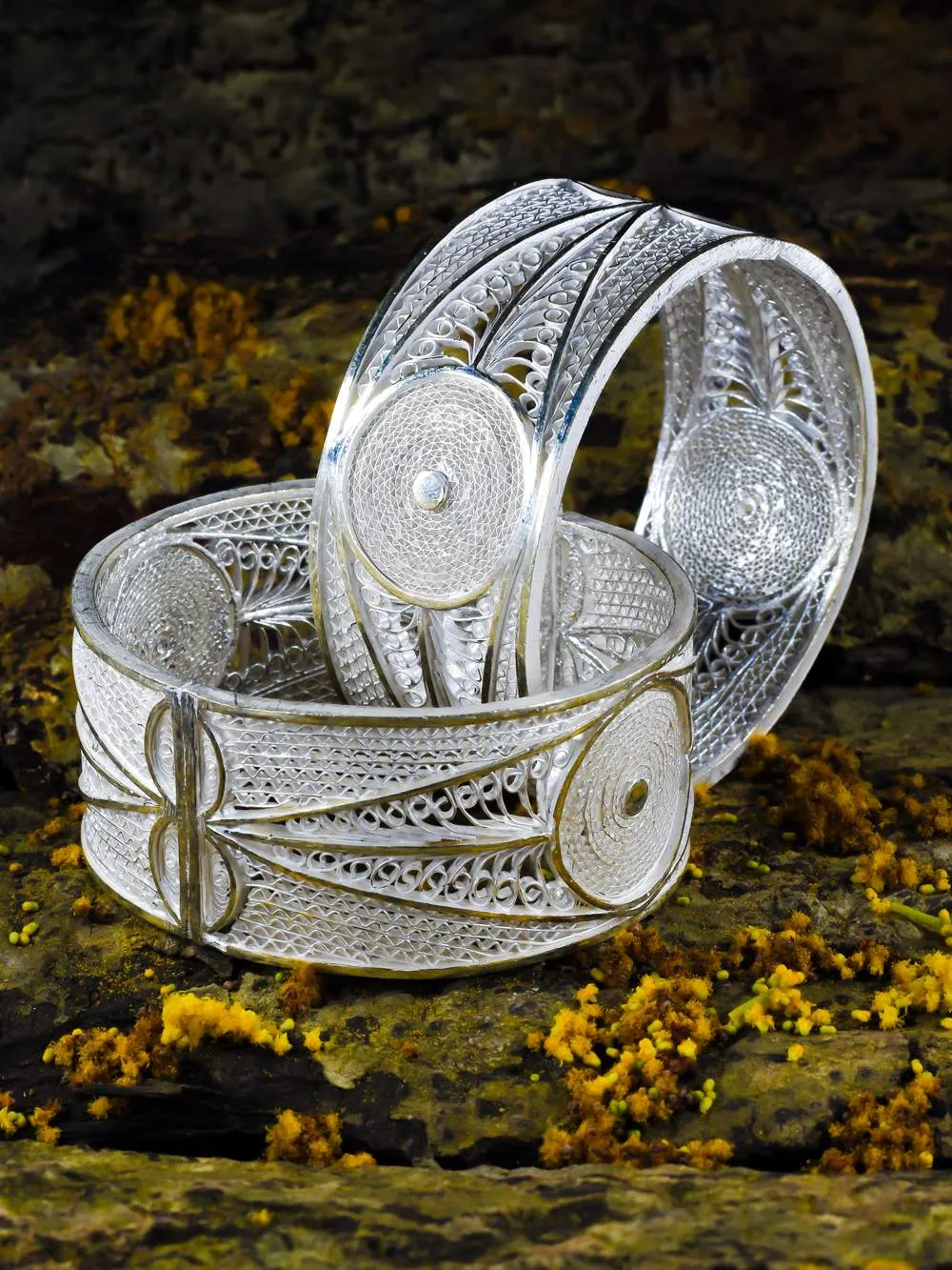 Silver Bangles