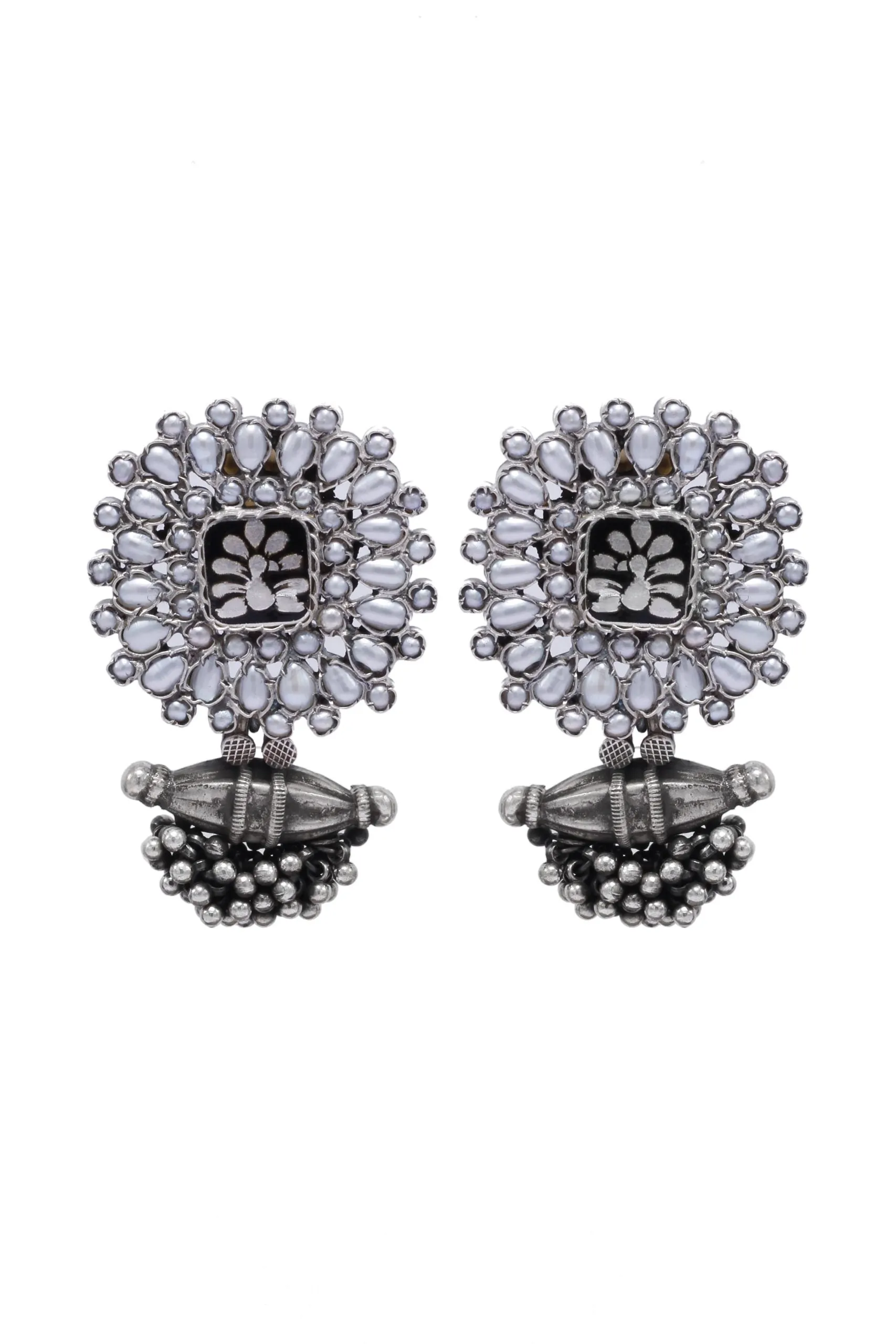 Silver Natila Elegant Earrings