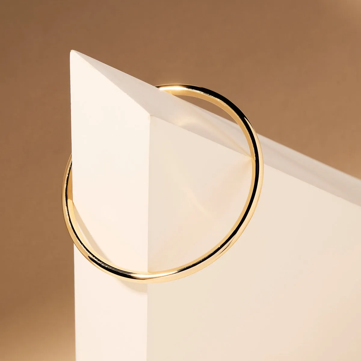 Simplicity Yellow Gold Bangle