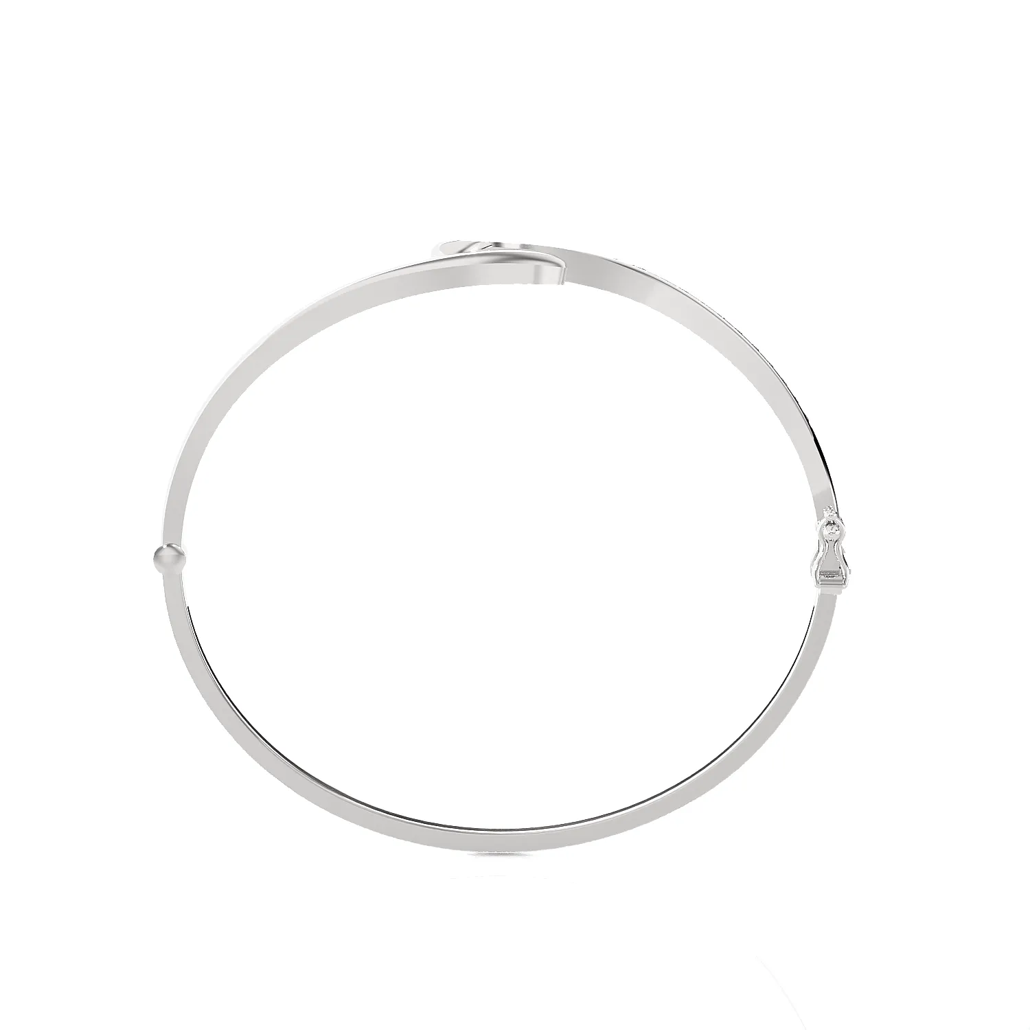 Sparkle Bypass Bangle Fashion Bracelet