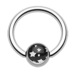 Star Galaxy Captive Belly Ring