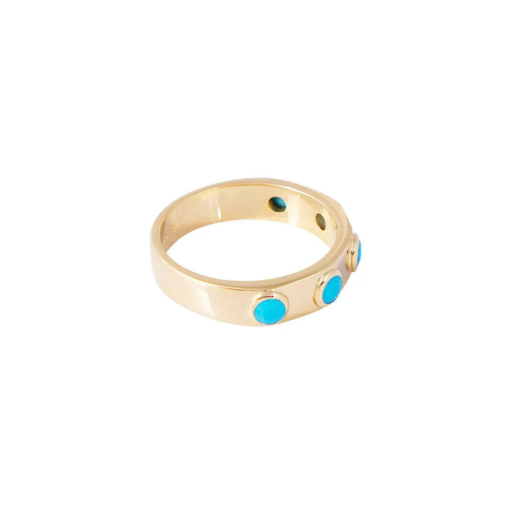 TURQUOISE CRYSTAL RING